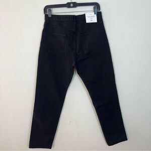 Zara High rise skinny jeans color black size 38